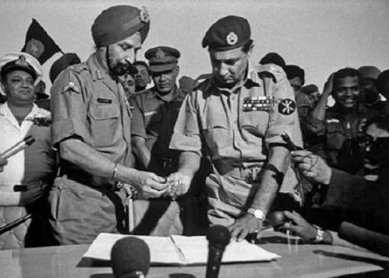 Pakistan Surrender after 1971 War