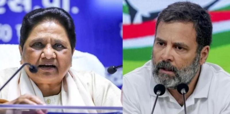 मायावती का राहुल गांधी पर हमला, कांग्रेस की आरक्षण नीति को बताया दोगला