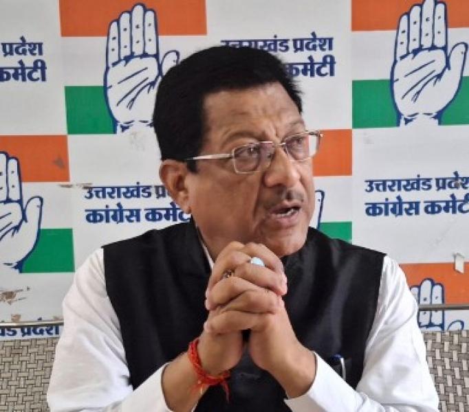 महिला अपराध में शामिल भाजपा नेताओं को बचा रही भाजपा सरकार - सूर्यकांत धस्माना