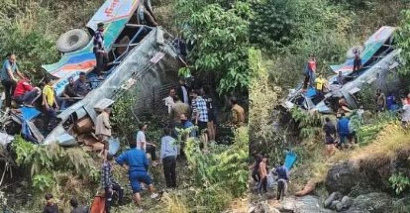 अल्मोड़ा हादसा - 36 यात्रियों की मौत, चार घायलों को किया एयरलिफ्ट 