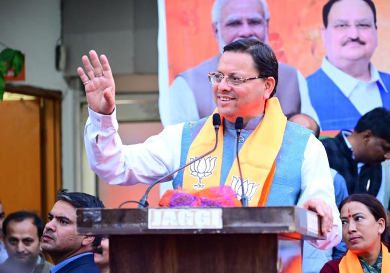केदारनाथ विधानसभा सीट पर मिली जीत से सीएम धामी के साथ पार्टी कार्यकर्ता भी गदगद
