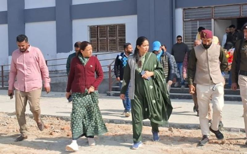 प्रदेश के खेल इंफ़्रास्ट्रक्चर में मील का पत्थर साबित होगा लेलू में बन रहा बहुउद्देशीय क्रीड़ा हॉल - रेखा आर्या
