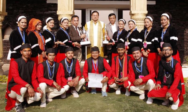 उत्तराखण्ड की झांकी को तृतीय पुरस्कार मिलना प्रदेश के लिये सम्मान की बात - मुख्यमंत्री धामी