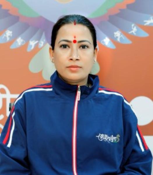 राष्ट्रीय खेलों के लिए उत्तराखण्ड की संस्कृति की कलाकृति को आयोजन स्थलों की दीवारों पर उकेरा जा रहा है - रेखा आर्या