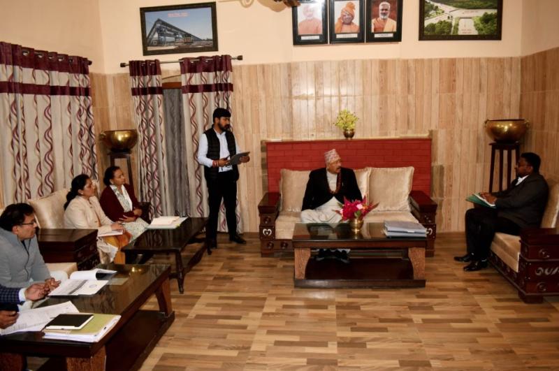 परिसंपत्तियों के बंटवारे संबंधित समस्त प्रस्ताव करें तैयार- महाराज