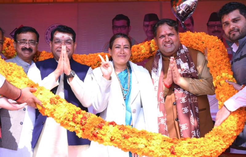 विकास की नई गाथा लिखेगी ट्रिपल इंजन सरकार- रेखा आर्या