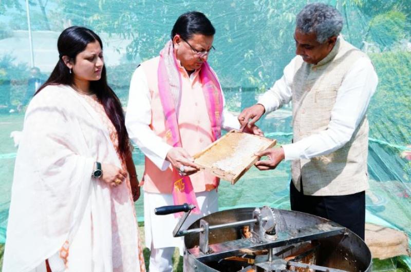 प्रदेश में औषधीय गुणों से भरपूर शहद के उत्पादन को प्रोत्साहित किया जा रहा है - मुख्यमंत्री धामी 