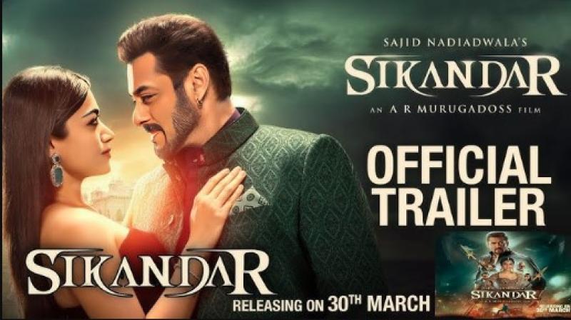 सलमान खान की आगामी फिल्म 'सिकंदर' का ट्रेलर हुआ रिलीज, 30 मार्च को सिनेमाघरों में दस्तक देगी फिल्म