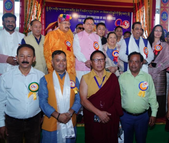 सीएम धामी ने दलाई लामा के जीवन को बताया करुणा और प्रेरणा का स्रोत