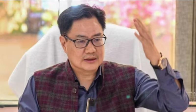 कांग्रेस और राहुल गांधी देश को कमजोर करने वाली ताकतों के साथ खड़े हैं - केंद्रीय मंत्री किरेन रिजिजू