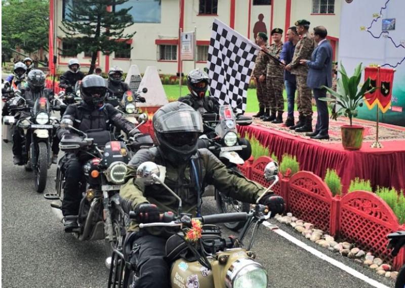 भारतीय सेना ने देहरादून से शुरू किया 'सूर्या क्वेस्ट मोटरसाइकिल अभियान'