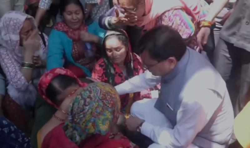 मुख्यमंत्री ने प्रभावित परिवारों का हालचाल जाना और राहत कार्यों की स्थिति का लिया जायजा