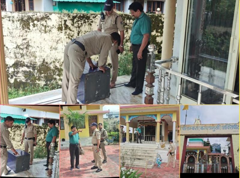 दानपात्र तोड़ा, नकदी लेकर फरार, मंदिर का ताला टूटा मिला