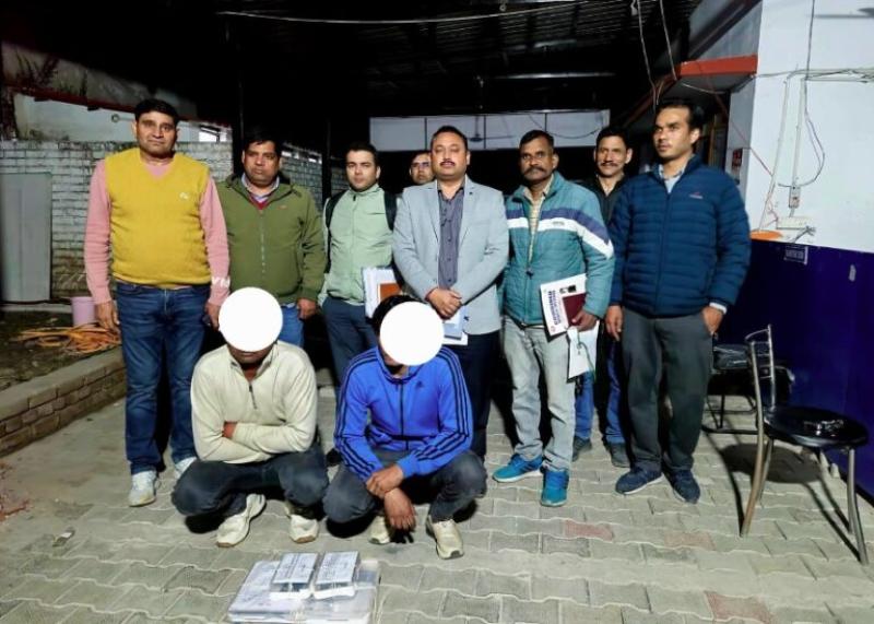 SSC परीक्षा में हाईटेक नकल गिरोह का भंडाफोड़, दो आरोपी गिरफ्तार
