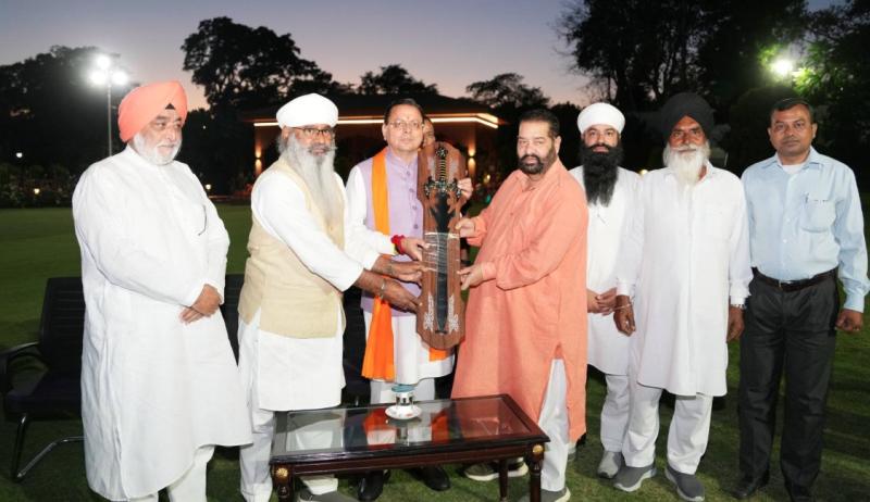 मुख्यमंत्री धामी से सिख समुदाय के प्रतिनिधिमंडल ने की मुलाकात