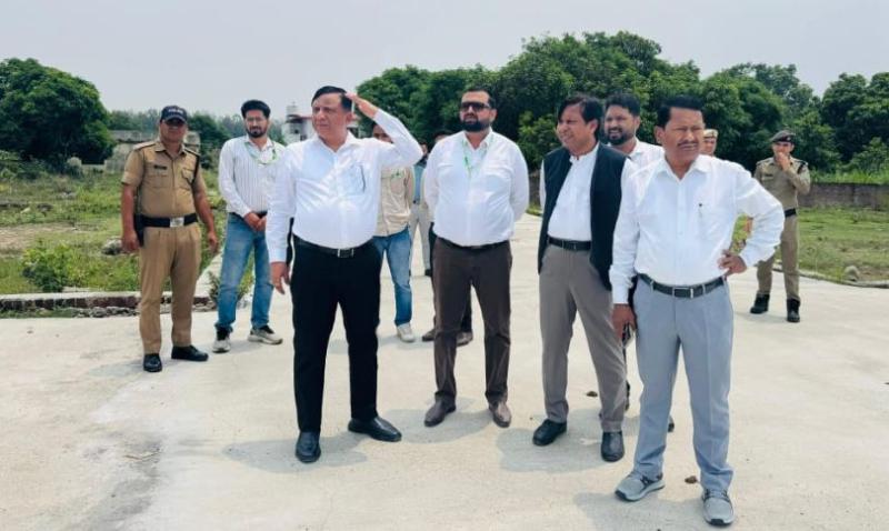 अवैध निर्माणकर्ताओं पर शिकंजा कसने मैदान में उतरे एमडीडीए उपाध्यक्ष बंशीधर तिवारी