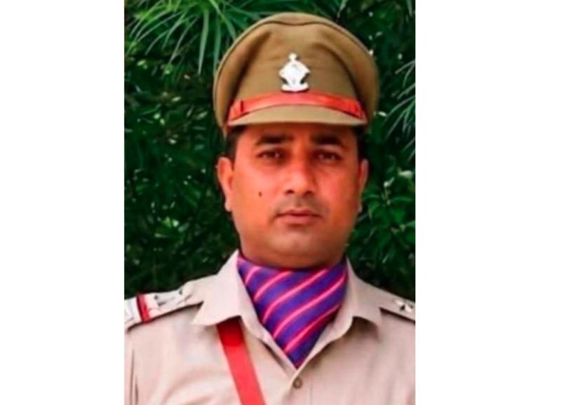 शिवपुरी चौकी प्रभारी विनोद कुमार शर्मा की सड़क हादसे में मौत