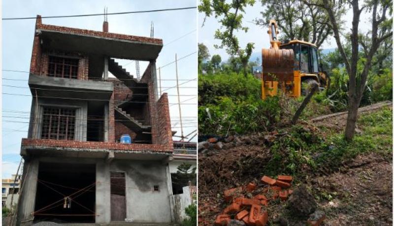 अवैध प्लॉटिंग पर चला एमडीडीए का बुलडोजर, 170 बीघा से अधिक जमीन पर बड़ी कार्रवाई