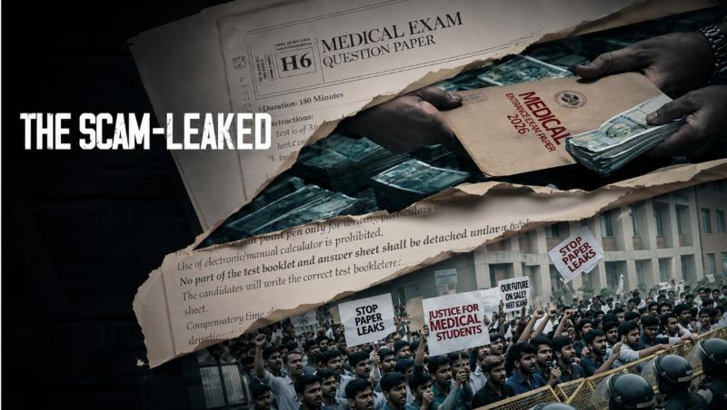'द स्कैम-लीक्ड' का टीजर जारी, पेपर लीक के दर्द और छात्रों के संघर्ष को दिखाएगी सीरीज