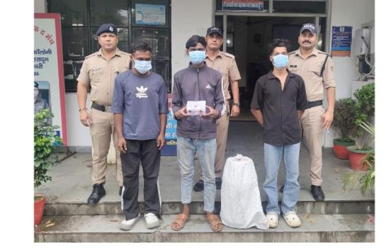 नेहरू कॉलोनी में नकबजनी का खुलासा, तीन आरोपी गिरफ्तार