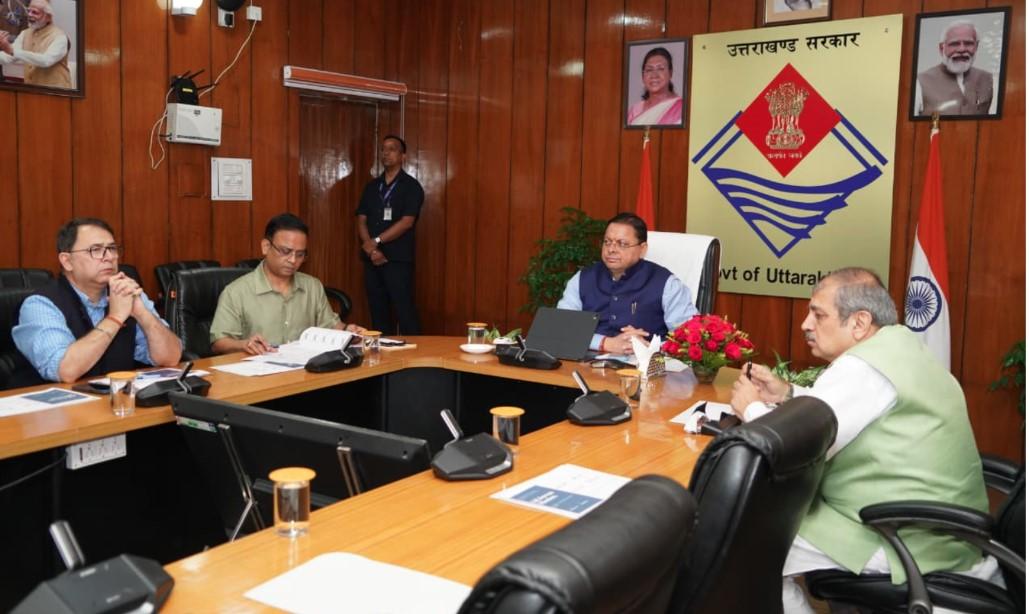 मुख्यमंत्री धामी ने जल जीवन मिशन की प्रगति की समीक्षा की